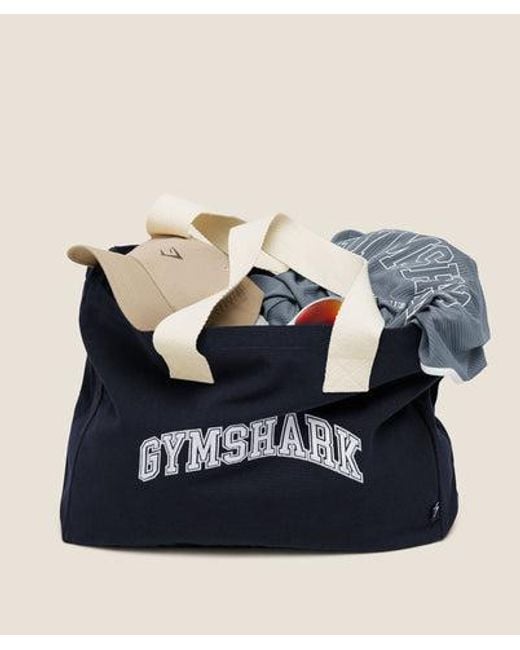 GYMSHARK Blue Essentials Tote