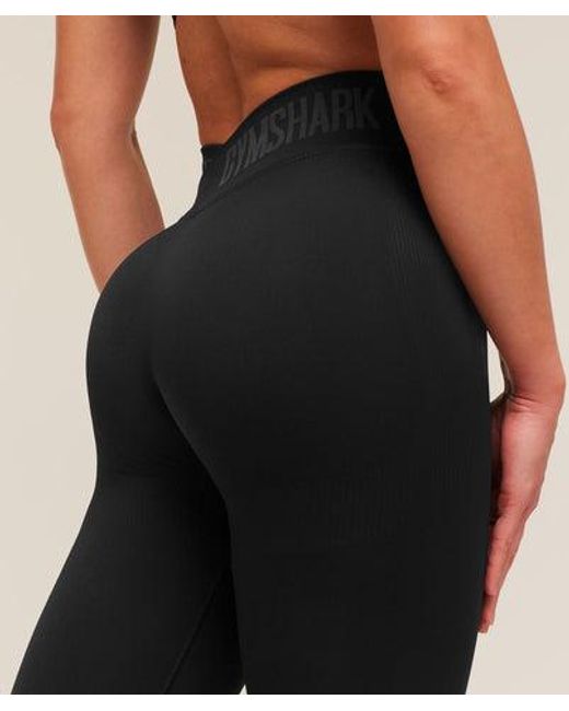 GYMSHARK Black Flex V4 Leggings
