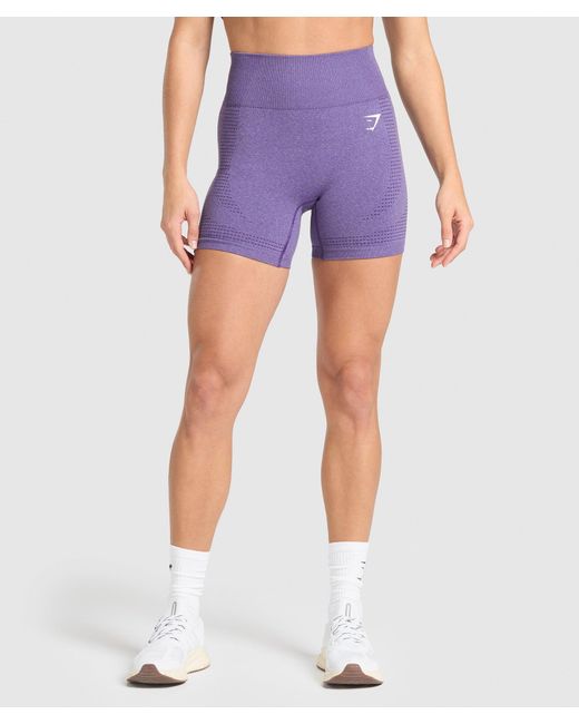 GYMSHARK Blue Vital Seamless 2.0 Shorts