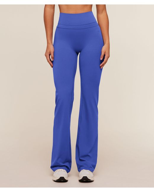 GYMSHARK Blue Whitney Tall Flared Legging
