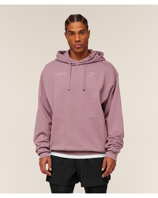 GYMSHARK Purple Conditioning Club Hoodie for men