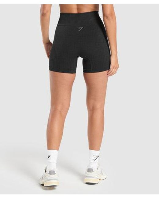 GYMSHARK Blue Luxe Seamless Shorts