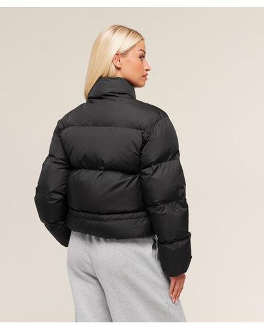 GYMSHARK Black Puffer Jacket