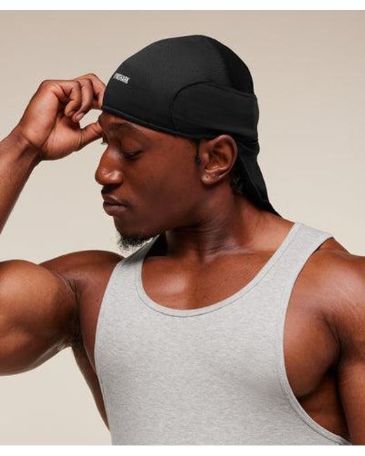 GYMSHARK Brown Diffuse Sweat Headwrap
