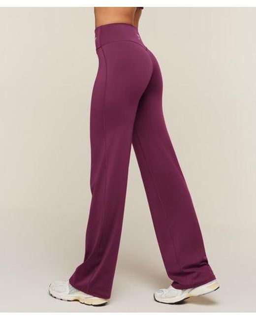 GYMSHARK Purple Training Straight Leg Tall Leggings