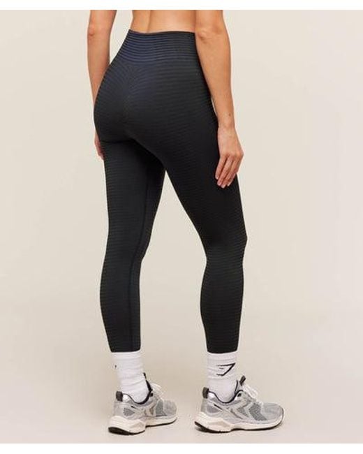 GYMSHARK Blue Sport Seamless Leggings