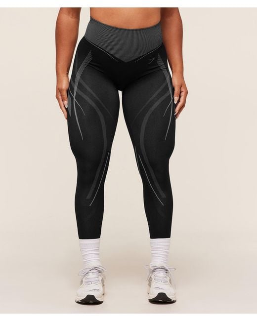 GYMSHARK Women's Black X Analis Seamless Leggings