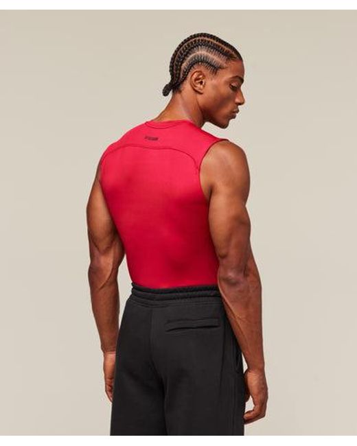 GYMSHARK Red Element Tank for men