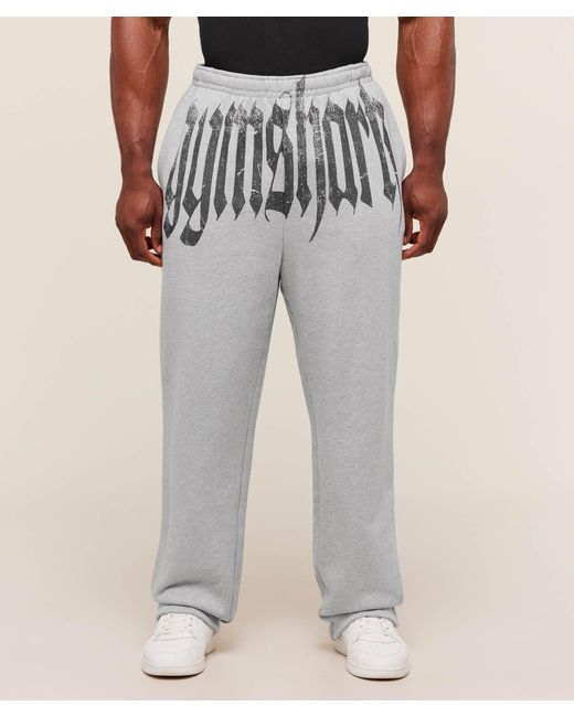 GYMSHARK Multicolor Fade Graphic Straight Leg Jogger for men