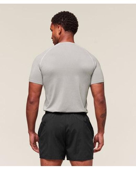 GYMSHARK Gray Vital Seamless T-Shirt for men