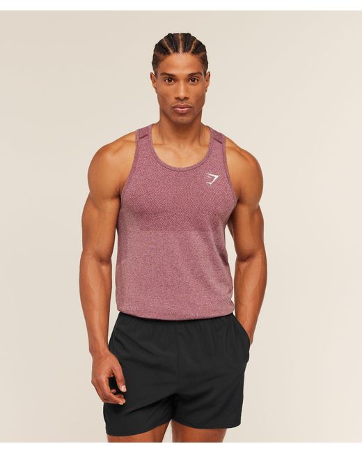 GYMSHARK Red Vital Tank for men