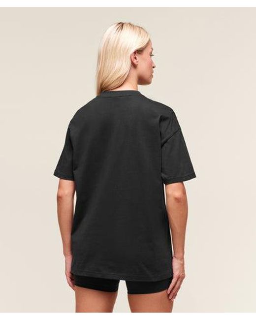 GYMSHARK Black Training Oversized T-Shirt