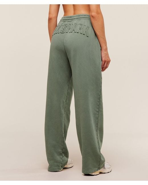 GYMSHARK Green Power Washed Joggers