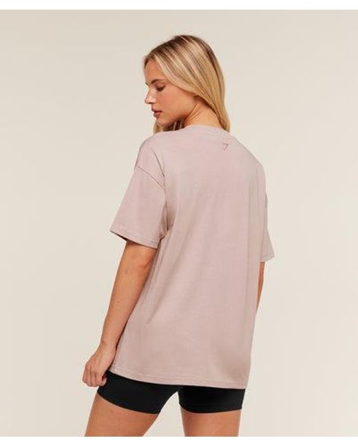 GYMSHARK Pink Gs Lifestyle T-Shirt