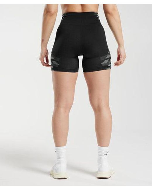 GYMSHARK Black Apex Limit Shorts