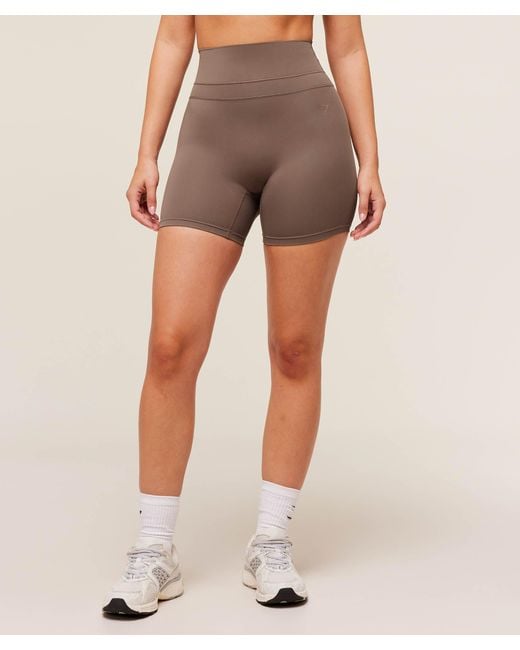 GYMSHARK Brown Whitney Shorts