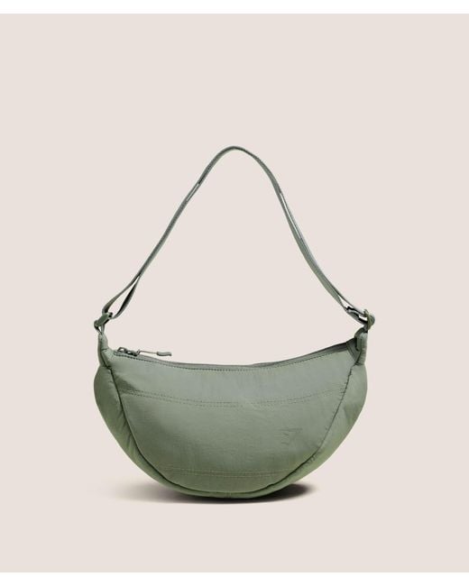 GYMSHARK Green Pleat Crossbody