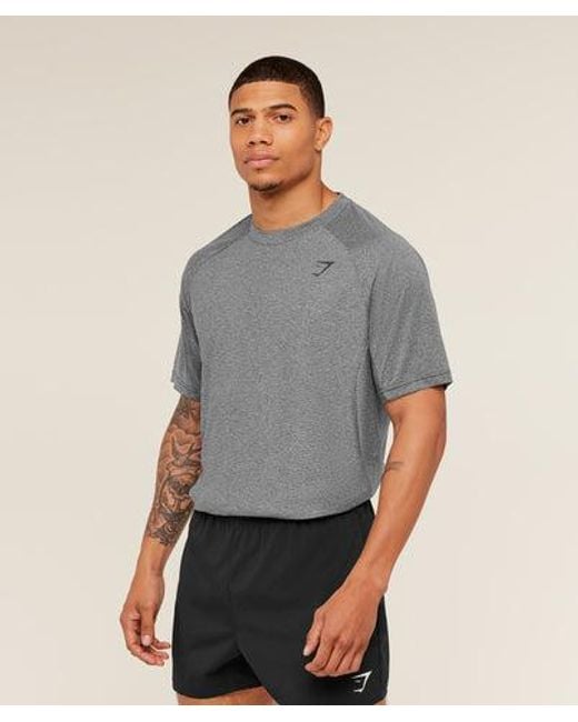 GYMSHARK Gray Weekend T-Shirt for men