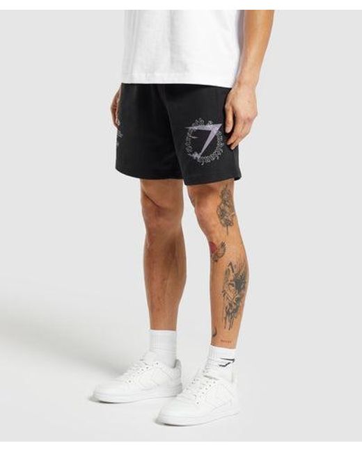GYMSHARK Blue Strength And Conditioning 7" Shorts for men