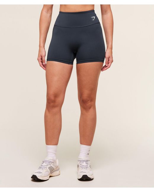 GYMSHARK Blue Training Tight Shorts 2.0