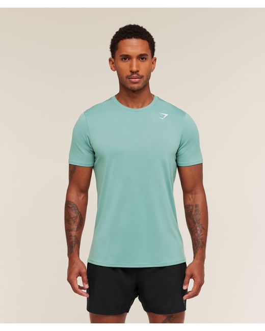 GYMSHARK Green Arrival T-Shirt for men