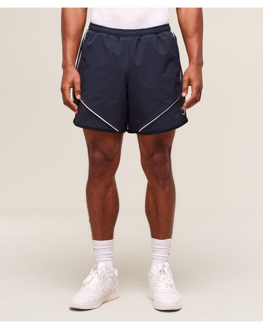 GYMSHARK Blue Retro Shorts for men