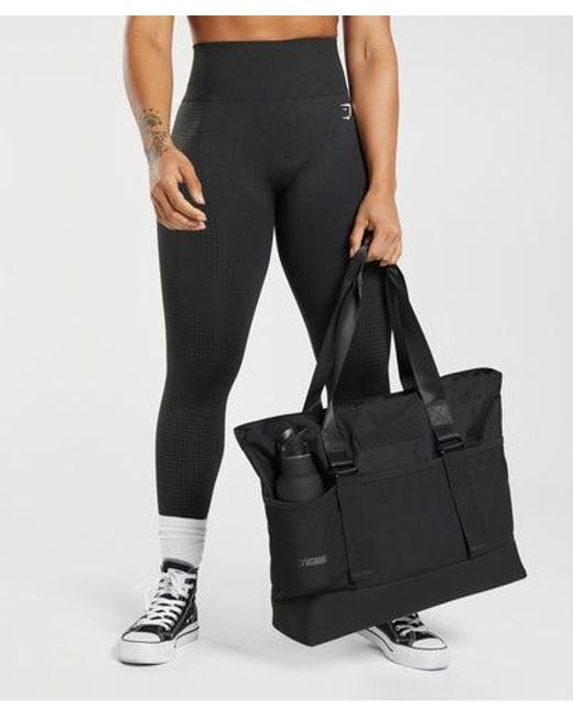 GYMSHARK Black Everyday Tote