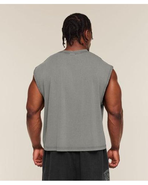 GYMSHARK Gray Vintage Legacy Tank for men