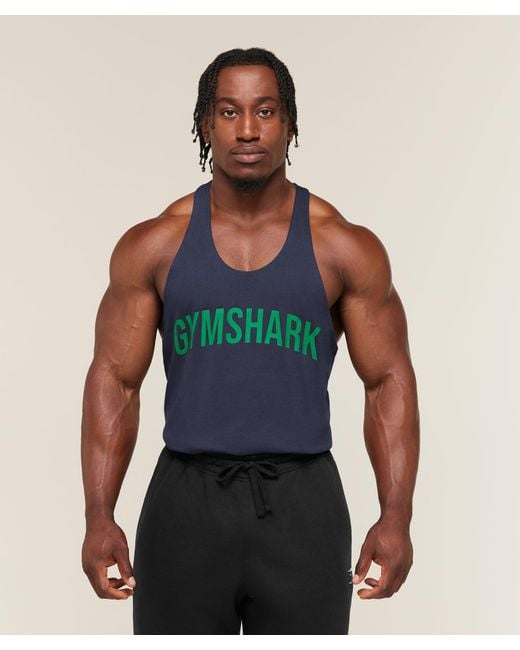 GYMSHARK Blue Power Stringer for men