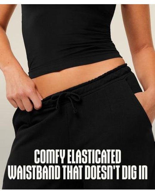 GYMSHARK Black Lightweight Wide Leg Pant Tall