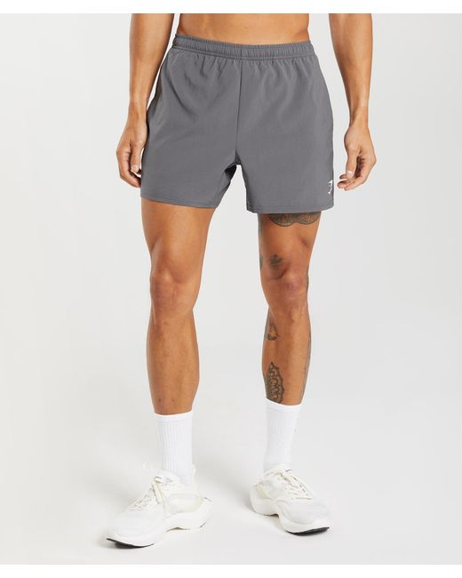 GYMSHARK Blue Arrival 5" Shorts for men