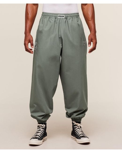 GYMSHARK Gray Pumper Pants for men