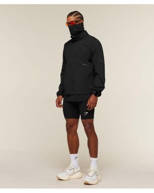 GYMSHARK Black Seamless Running Snood
