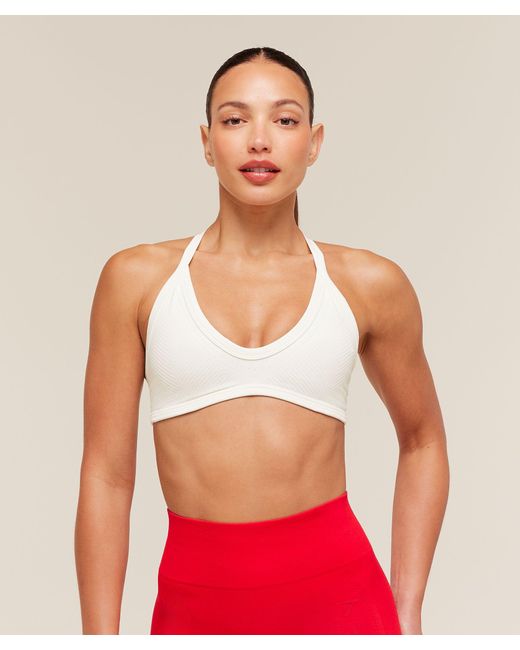 GYMSHARK Red Energise Seamless Sports Bra