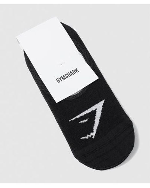 GYMSHARK Black No Show Socks 3Pk