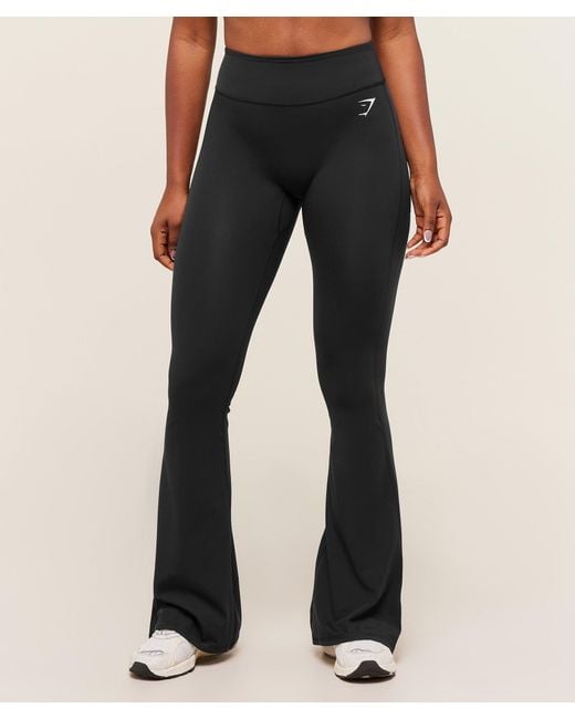 GYMSHARK Blue Superset Back Pocket Flared Leggings