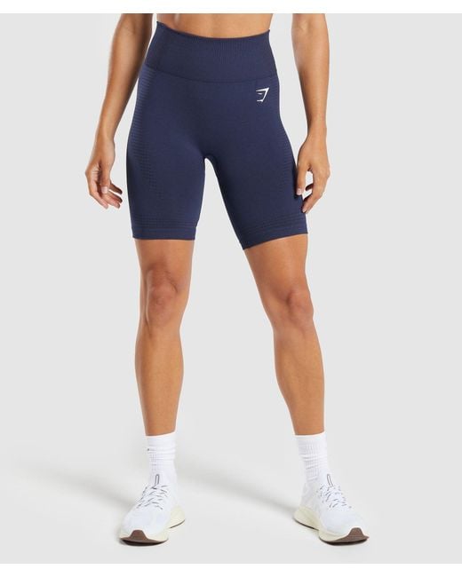 GYMSHARK Blue Vital 7" Shorts