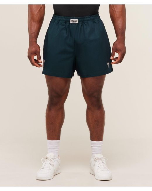 GYMSHARK Blue Pumper Shorts 5" for men