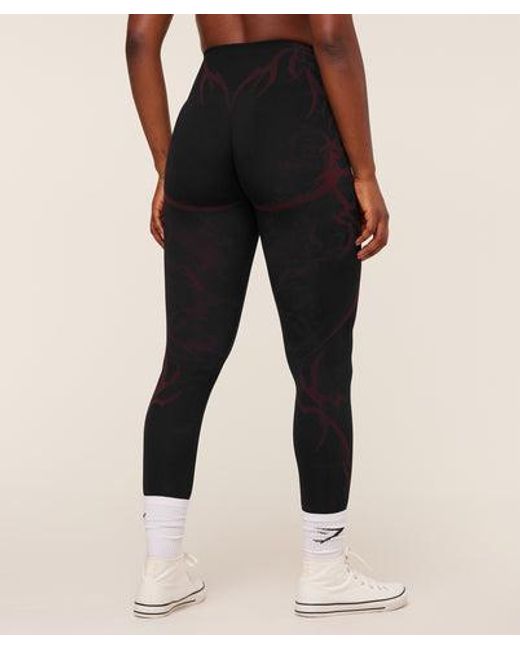 GYMSHARK Black Storm Seamless Leggings