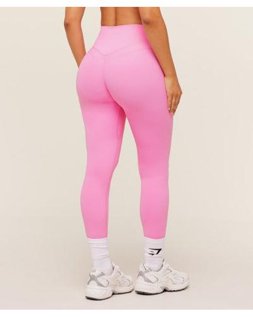 GYMSHARK Pink Whitney Short Legging