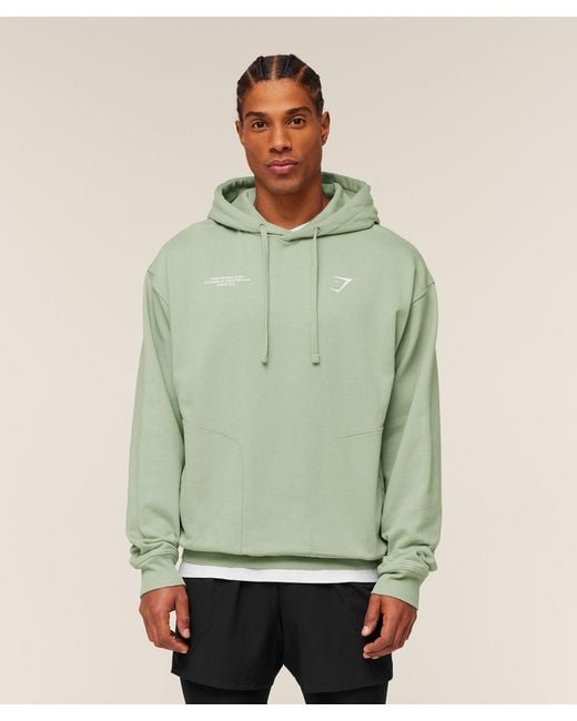 GYMSHARK Green Conditioning Club Hoodie for men