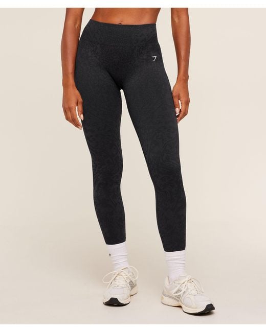 GYMSHARK Blue Adapt Animal X Whitney Leggings