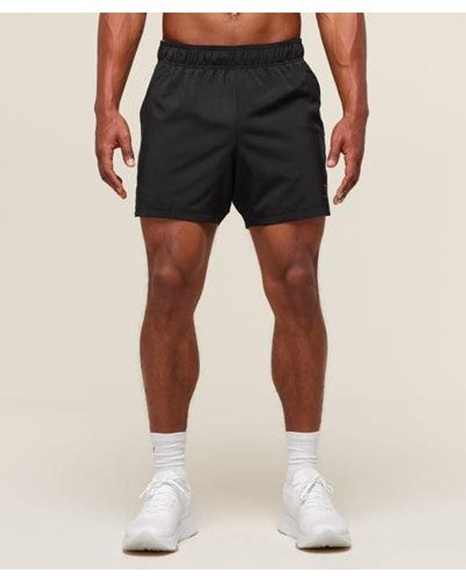 GYMSHARK Black Sport 5" Shorts for men