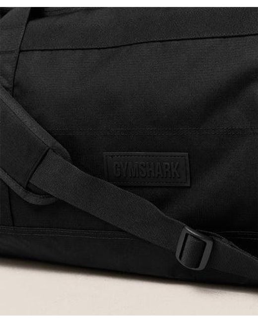 GYMSHARK Black Active Holdall Large