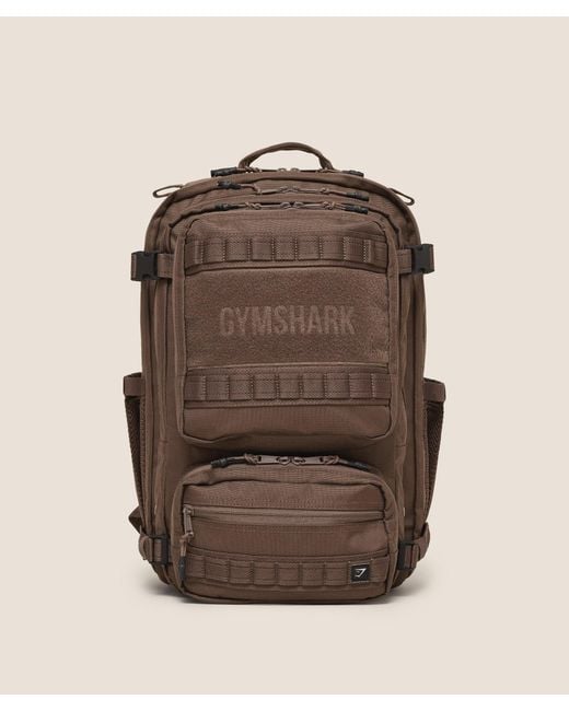 GYMSHARK Brown Tactical Backpack