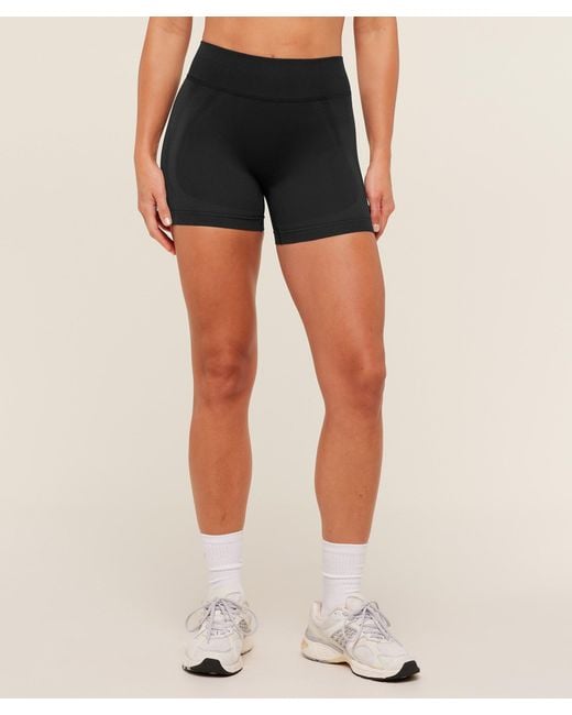 GYMSHARK Blue Weekend Seamless Shorts
