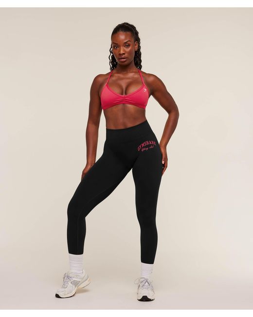 GYMSHARK Black Everyday Seamless Lifting Club Leggings