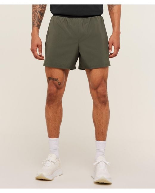 GYMSHARK Green Arrival Contrast Shorts for men