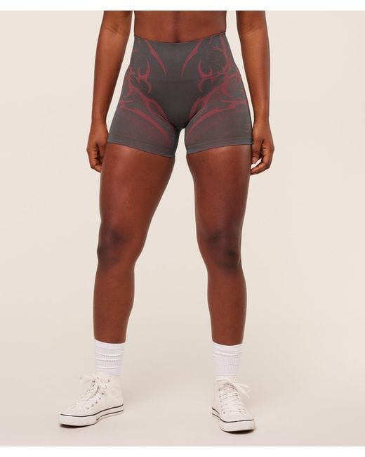 GYMSHARK Pink Storm Seamless Shorts