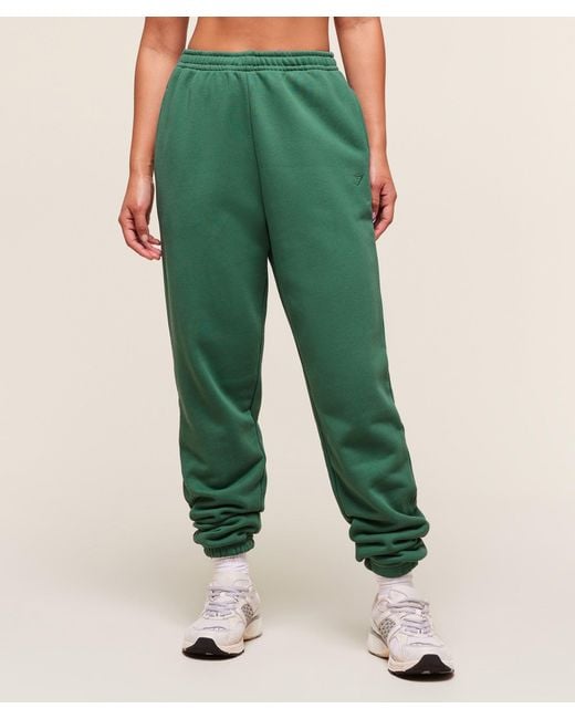GYMSHARK Women's Green Rest Day Sweats Sweatpants